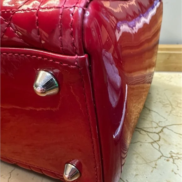 Lady Dior in Cherry Red with Signature Cannage Stitching - Picture 10 of 15